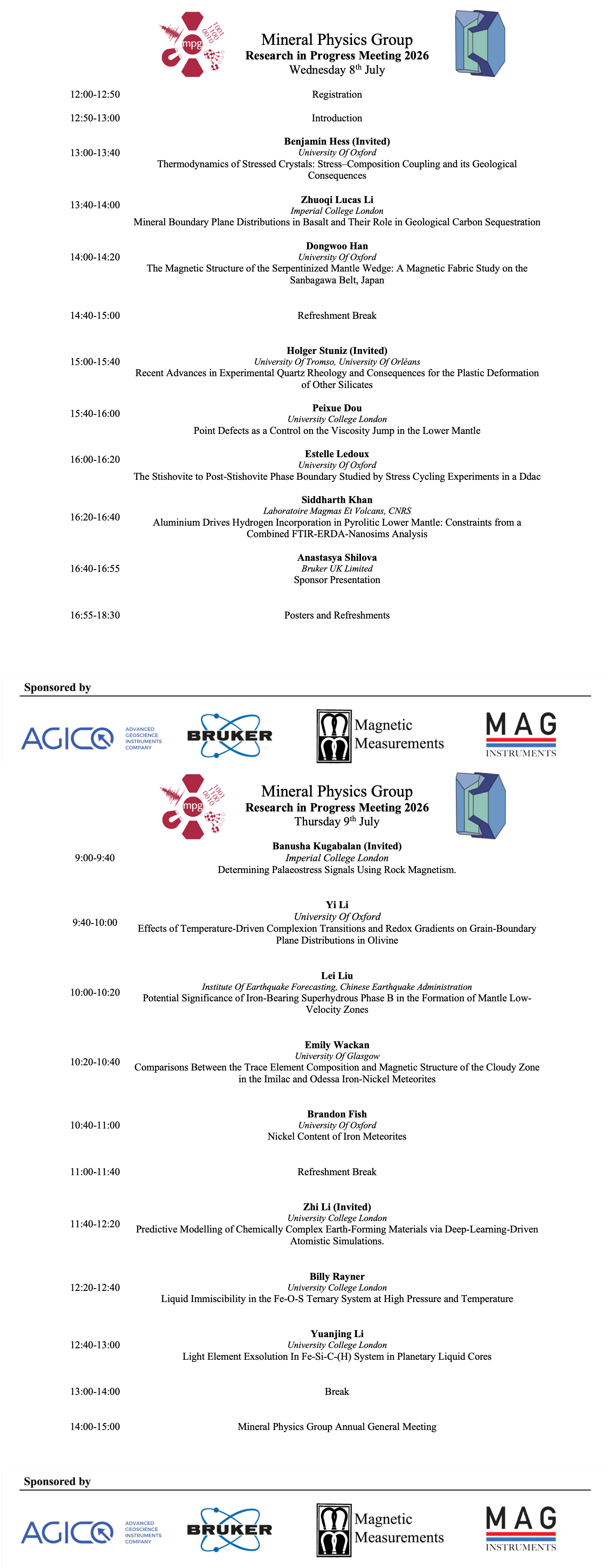 programme